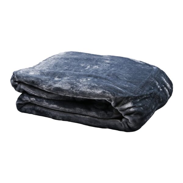 Κουβέρτα μινκ σε χρώμα γκρι 220x230