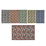 Χαλί Gobelin Γεωμετρικά Σχήματα Πολύχρωμο 70% Polyester/30% Βαμβάκι 50x80cm Σε 6 Σχέδια