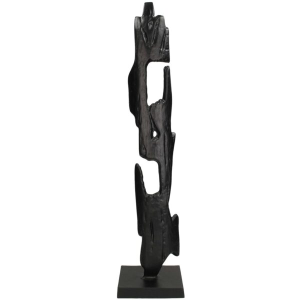 Διακοσμητικό ArteLibre Μαύρο Αλουμίνιο 13x12x67cm