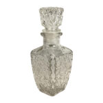 Γυάλινη διάφανη κωνική φιάλη 200ml με πώμα [00103201]