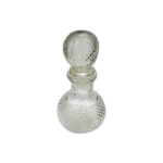 Γυάλινη διάφανη σφαιρική φιάλη 200ml με πώμα [00103202]