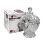 Γυάλινη φοντανιέρα με καπάκι Φ9 εκ. [00203227]