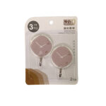 Σετ 2 αυτοκόλλητα κρεμαστράκια ρολόι 3Kg [00402599]