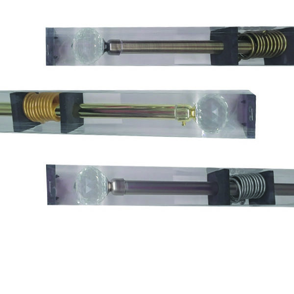 Μεταλλικό επεκτεινόμενο κουρτινόξυλο 100-200cm [00403319]