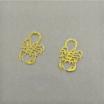 Σετ 50 μικρά μεταλλικά διακοσμητικά νυχιών - σκορπιοί [40502059-26]