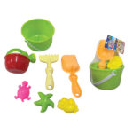 Σετ κουβαδάκι με 6 παιχνίδια παραλίας 25 x 15cm [10501665]