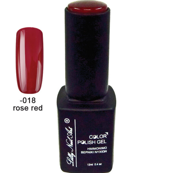 Ημιμόνιμο τριφασικό μανό 12ml - Rose red [40504008-018]