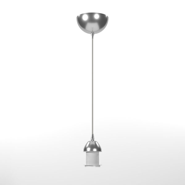 Καλώδιο Μονόφωτο υφασμάτινο Γκρί 150cm Ε27