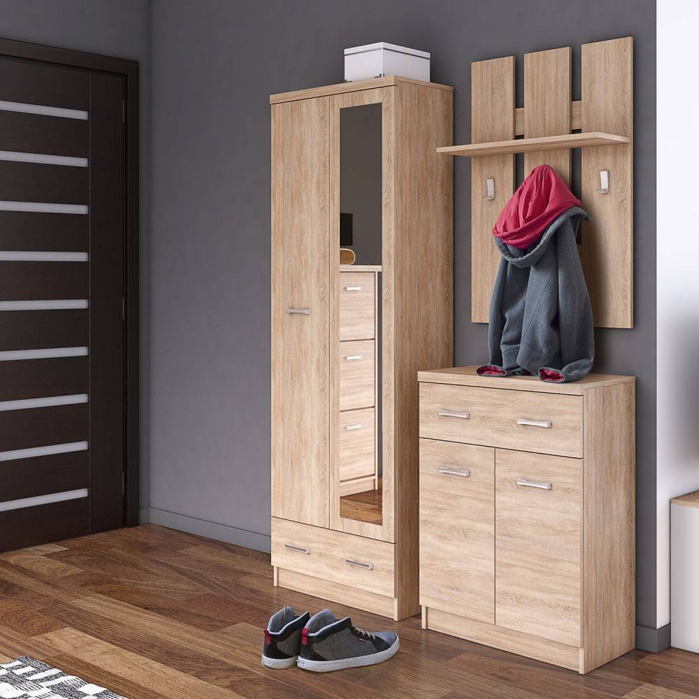 3046 Σετ Εισόδου 3τεμ. Sonoma 120X33x190cm - Image 1