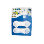 Σετ 2 αυτοκόλλητες ασφλαλειες συρταριών για μωρά [30501360]