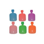 Νύχια ψεύτικα φωσφοριζέ με κόλα + λίμα [40502045]