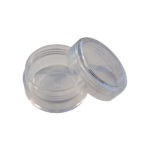 Στρογγυλό πλαστικό αποθηκευτικό βαζάκια για 10gr στρας [40502037]