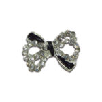 Μεταλλικό διακοσμητικό νυχιών φιόγκος μαύρος [40502057-269]