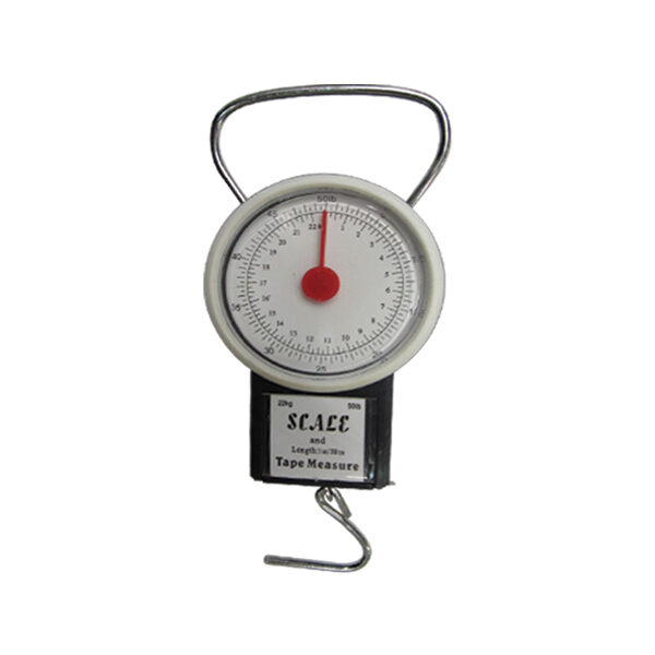 Ζυγαριά αναλογική κρεμαστή 22kg & μετροταινία [00402307]