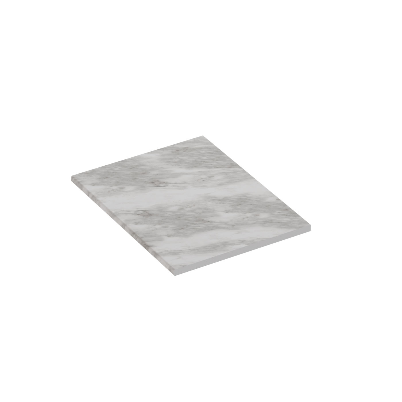 4200 Πάγκος Κουζίνας Λευκό Μάρμαρο 80x60x2.8cm - Image 1