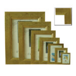 Πλαστική κορνίζα χρυσή επιτραπέζια 20Χ25 [10401052]