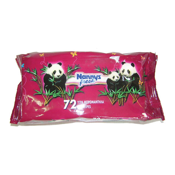 Μωρομάντηλα Nannys συσκευασία 72 τεμάχια [70101207]