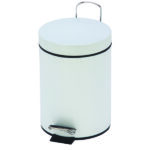 Πεντάλ μεταλλικό λευκό ματ 5lt [70101987]