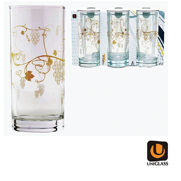 Σετ 6 ποτήρια Classico grappes 27cl [70301069]