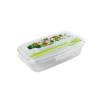 Διάφανο πλαστικό φαγητοδοχείο 0,5lt με μαχαιροπήρουνο [78817968]