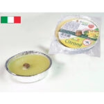 Κερί κήπου σιτρονέλα σε αλουμινένιο πιατάκι [70608155]