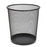 Μεταλλικό καλάθι απορριμάτων γραφείου 27 x 23cm [70701442]