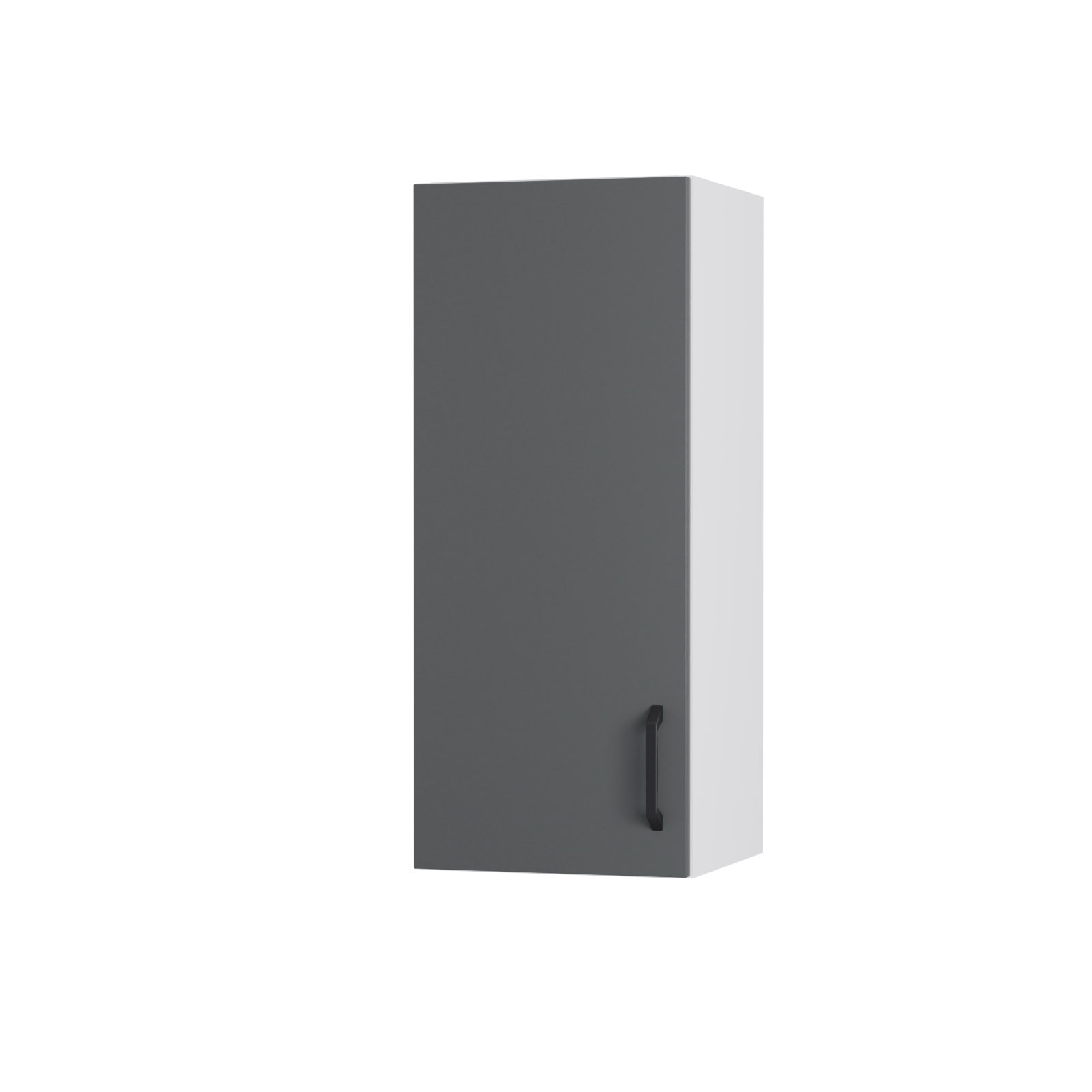 7220 Modest Πάνω Ντουλάπι Ανθρακί 30x30x72cm - Image 1