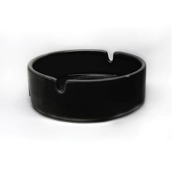 Στρογγυλό τασάκι μαύρο [77416478]