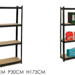 Μεταλλική ραφιέρα 75x 30x 173 cm [77612604]