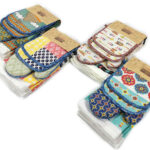 Σετ γάντι κουζίνας με 2 πιάστρες και 2 πετσέτες [77626723]