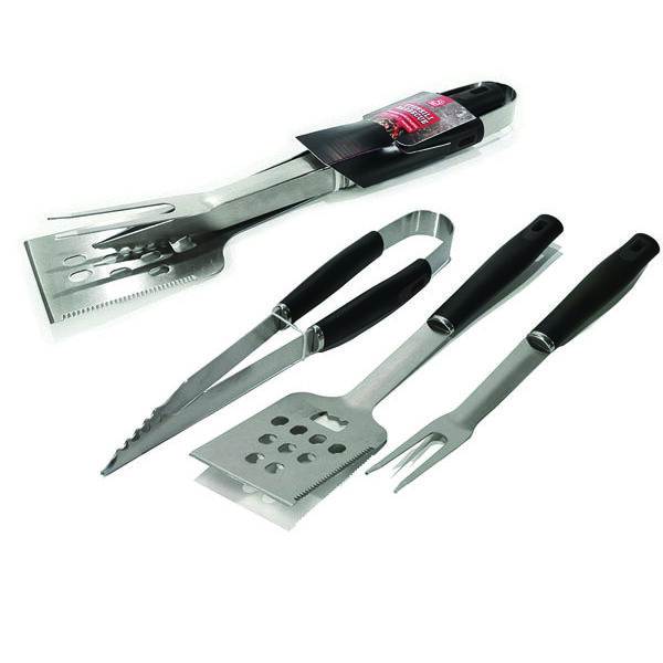 Σετ τσιμπίδα, σπάτουλα, πηρούνα για BBQ [77727305]