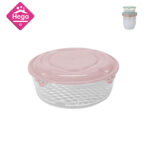 Πλαστικό φαγητοδοχείο-τάπερ στρογγυλό με σχάρα 1,8Lt. [78817586]