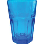 Μπλέ γυάλινο ποτήρι νερού [70301036]