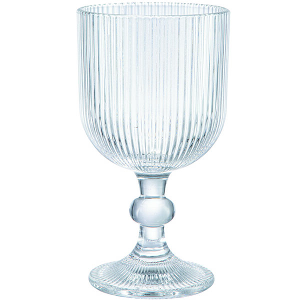 Ποτήρι γυάλινο κολωνάτο "ρίγα" 30cl [87039503896]