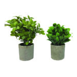 Γλαστράκι πλαστικό με λουλούδια 20cm [87059503063]