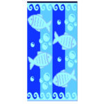 Πετσέτα θαλάσσης "ψάρια" 75 x150cm [87224106]