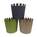 Γλάστρα πλαστική "φράχτης" 16 x 15cm [87328001720]