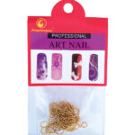 Χρυσή διακοσμητική αλυσίδα νυχιών [40502090-1]