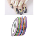 Κόκκινη διακοσμητική ταινία νυχιών 1mm [40502091-4]