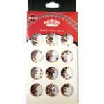 Κασετίνα με πολύχρωμα διακοσμητικά στρασάκια νυχιών [40502094]