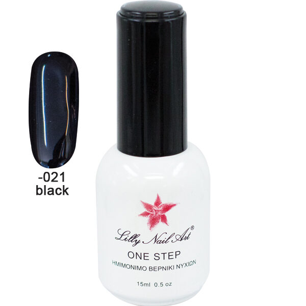 Ημιμόνιμο μανό one step 15ml - Black [40504001-021]