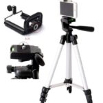 Πτυσσόμενο τρίποδο για κινητό τηλέφωνο ή φωτογραφική μηχανή με αλφάδι ευθυγράμμισης 3110 OEM