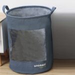 Κυλινδρική υφασμάτινη τσάντα μεταφοράς – αποθήκευσης τζιν μπλε 34140-18 OEM