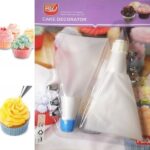 Σετ σακούλες ζαχαροπλαστικής για διακόσμηση με 7 μύτες από ανοξείδωτο ατσάλι 52308 YR1823-8D OEM