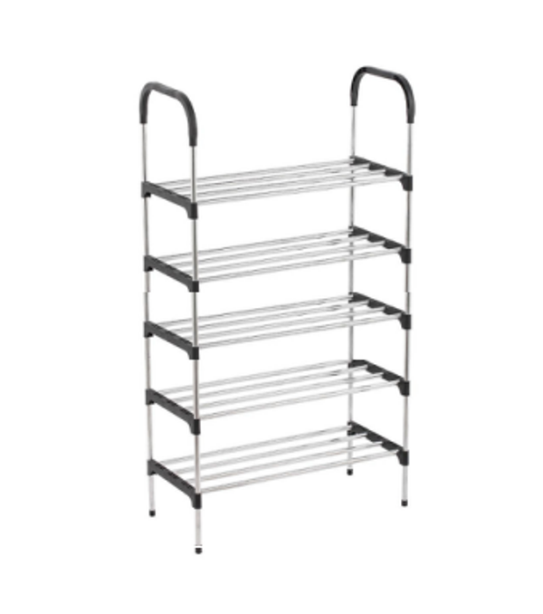 5_shelves_3blc-vp Σχάρα παπουτσιών 5 ράφια μαύρη OEM - Image 1