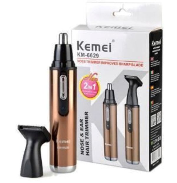 6629_sij3-4p Επαναφορτιζόμενο trimmer αποτρίχωσης αυτιών - μύτης - φαβορίτας ΚΕΜΕΙ ΚΜ-6629 OEM - Image 1