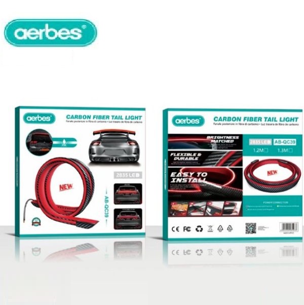 AB-QC39_tagp-ol Ταινία πίσω φώτων LED από ανθρακονήματα 1,2m AB-QC39 AERBES Aerbes - Image 1