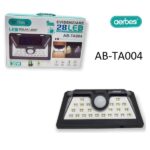 Επαναφορτιζόμενο ηλιακό φως τοίχου 28 LED με ανιχνευτή κίνησης 30W AB-TA004 aerbes Aerbes