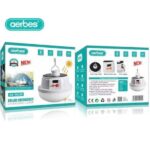 Επαναφορτιζόμενη ηλιακή λάμπα λευκή LED AB-TA228 Aerbes