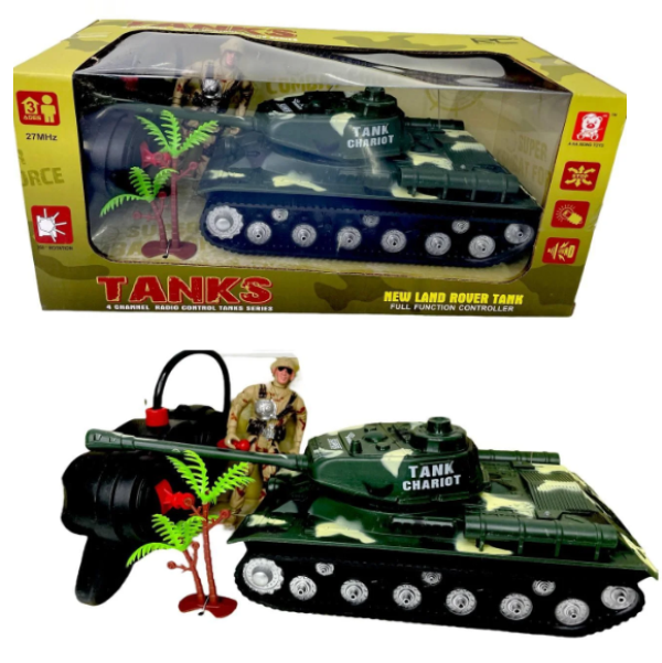 ARMY_TANK_21_as96-y4 Μοντέλο τανκ στρατού με τηλεχειριστήριο AKX521B 19882 OEM - Image 1